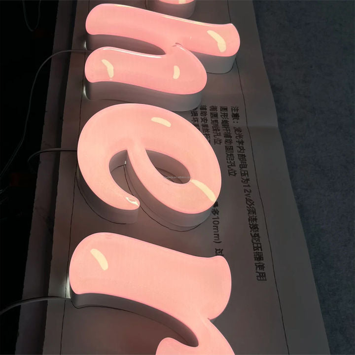 LED letters sign