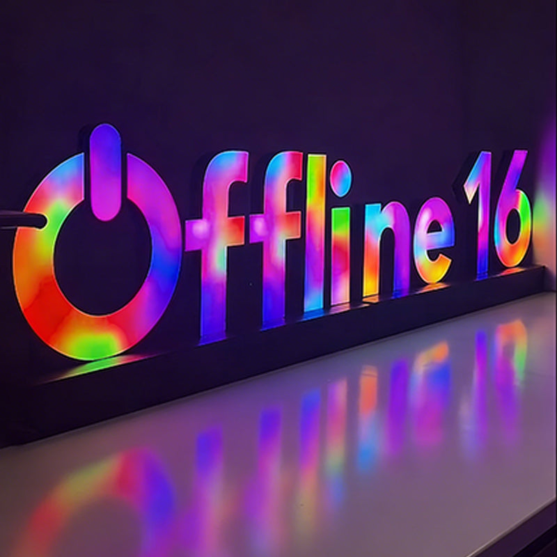 Customized 3D Illuminated Characters with Full-color RGB Dynamic Advertising Signs and Brand Image Sign Design Energy Saving