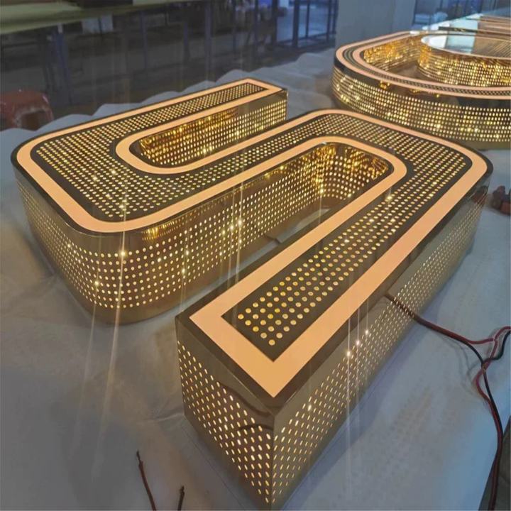 Custom Outdoor 3D LED Logo Lighting Signage for Company & Hospital Advertising & Decoration