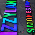 Wholesale Customizable RGB Programmable LED Logo 3D Letter Printer External Logo Electronic Signs Manufacturer