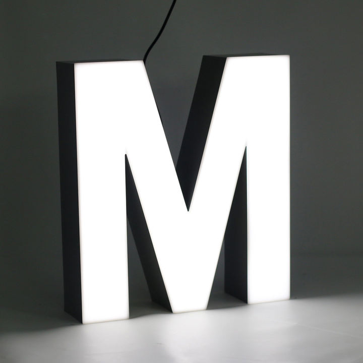 Floor Standing Large 3D LED Illuminated Letter Signs and 3D Numbers. Large LOGO. Suitable for Company Factory Exhibition Halls.