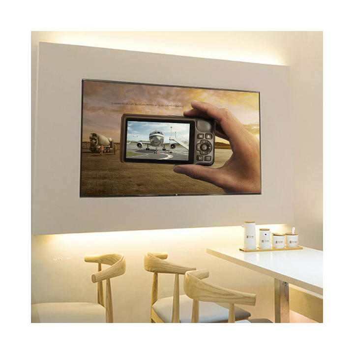 Ultra Thin A1/A2/A3/A4 LED Menu Board Aluminum Frame Rectangle Hanging Advertising Light Box Tempered Glass Indoor Restaurant