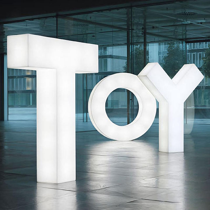 Customize 3D Illuminated Alphanumeric Letters That