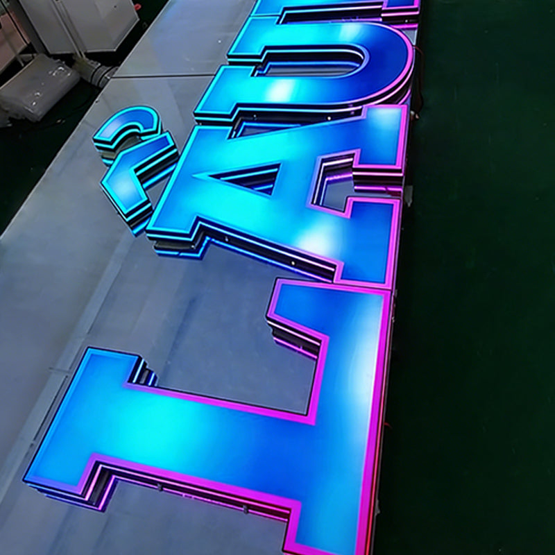 Customized Luminous Light Sign 3D Channel Letter LED Lighting Storefront Sign LED Sign Suitable for Indoor and Outdoor Use
