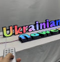 RGB Full Color Dynamic Customization 3D Business Luminous Neon Sign Electronic Nameplate