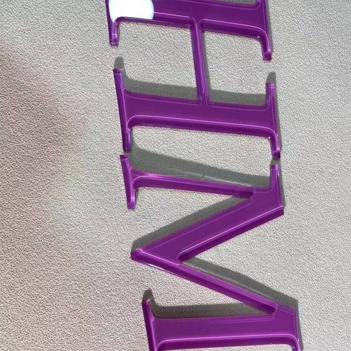Customized Jelly Candy Style LED Luminous Fun Style logo Letter Character logo Background Wall Neon Lights Decorative Lights