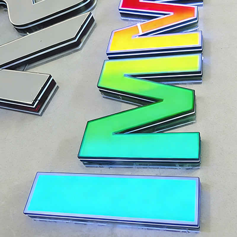 Customized Luminous Light Sign 3D Channel Letter LED Lighting Storefront Sign LED Sign Suitable for Indoor and Outdoor Use
