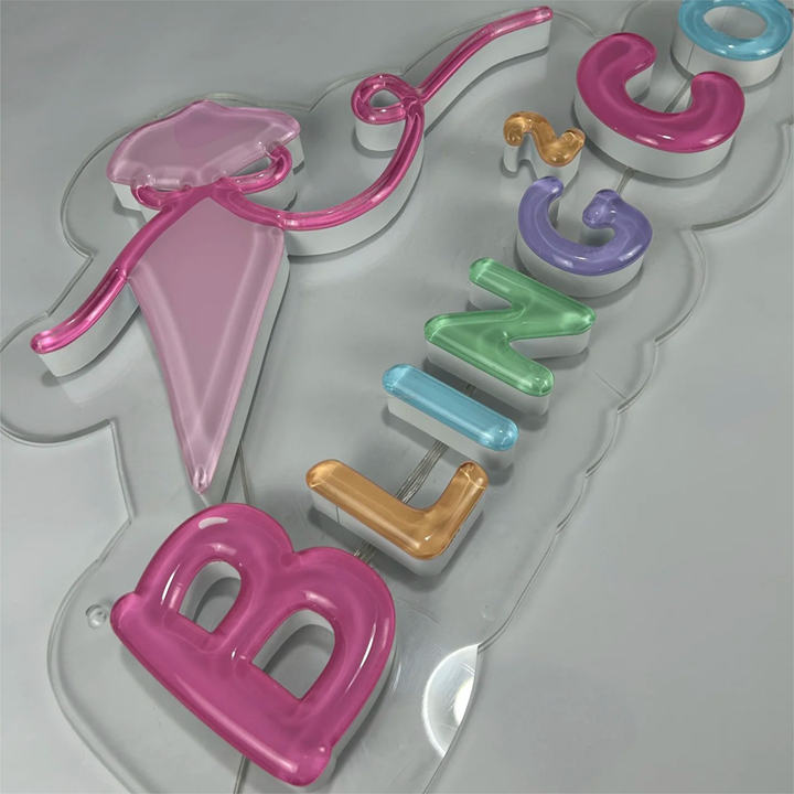 Customized LED Lighting Neon Lights Candy Style with Fun Logo Letter for Indoor Use Thanksgiving & Christmas Decorative Lights