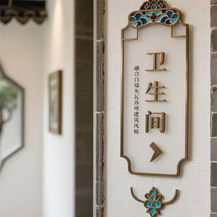 Customized LED Doorplate Signs, Metal Illuminated Signs, Acrylic Illuminated Signs, Carved Signs, and Bathroom Illuminated Signs
