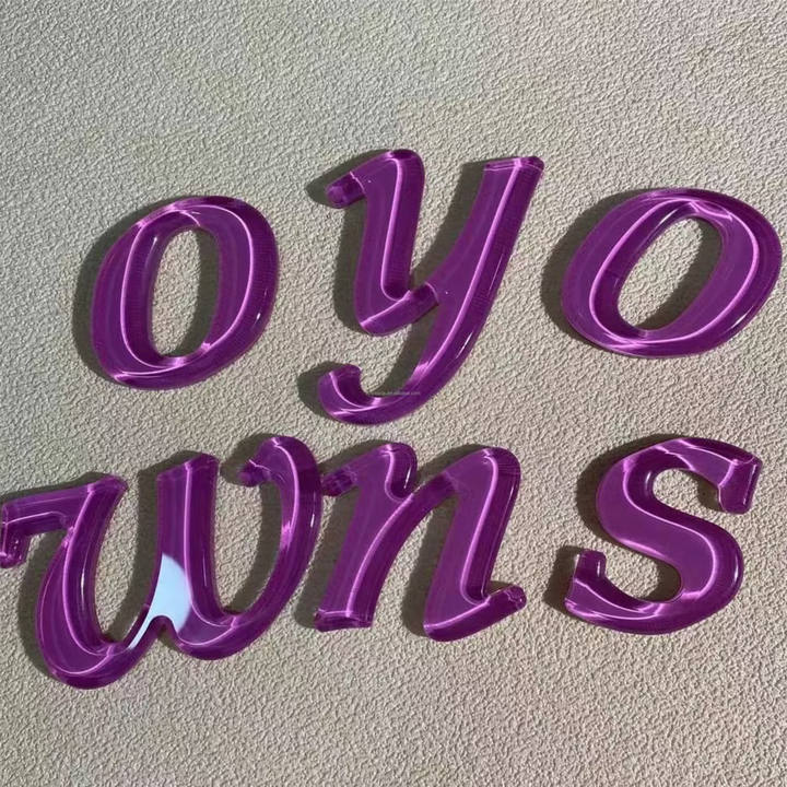 Customized Jelly Candy Style LED Luminous Fun Style logo Letter Character logo Background Wall Neon Lights Decorative Lights