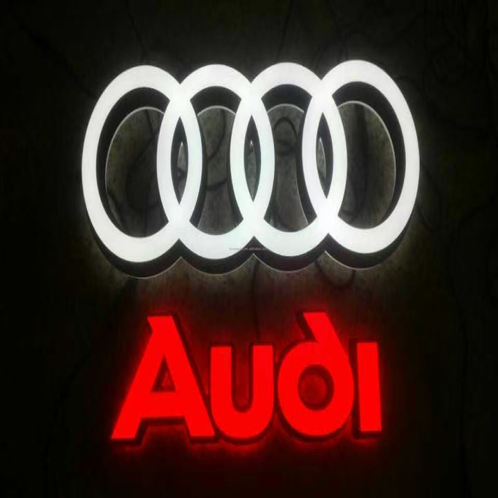 3D LED Waterproof Illuminated Logo for Clothing Store and Restaurant, Advertising and Decoration