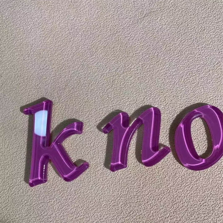 Customized Jelly Candy Style LED Luminous Fun Style logo Letter Character logo Background Wall Neon Lights Decorative Lights