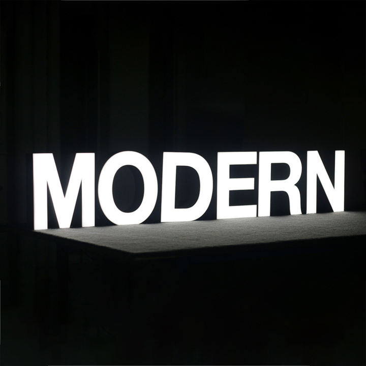 Customized LED Diode Front Illuminated Letter logo 3D Acrylic logo Illuminated Letter LogoLED Illuminated Logocommercial Signage