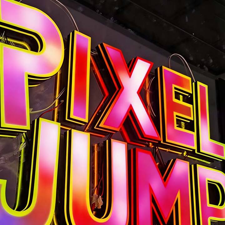 4ft 5ft 6ft 7ft 8ft 9ft Colorful 3D Adjustable IPX5 Waterproof LED Letter LOGO for Outdoor Advertising & Directional Signage