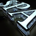 Custom Outdoor 3D LED Logo Lighting Signage for Company & Hospital Advertising & Decoration