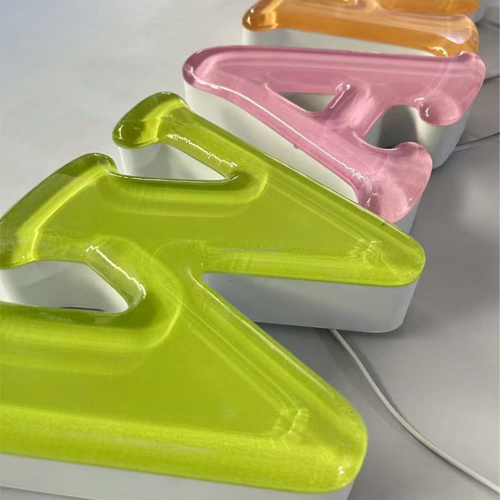 Customizable 3D Illuminated LED Fonts Waterproof Stainless Steel Electronic Sign Board, Applicable to Company, Hospital, Advertising Industry