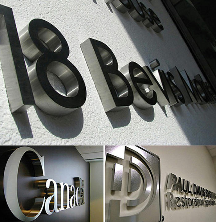 Customized Gold\/silver Stainless Steel Letter Logo, Available in Multiple Colors. Reliable Quality.Non Luminous Letter Signs