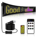 App-Controlled Bluetooth Car LED Advertising Screen IP65 Waterproof USB-Powered Rectangular Flexible Display Fun Electronic