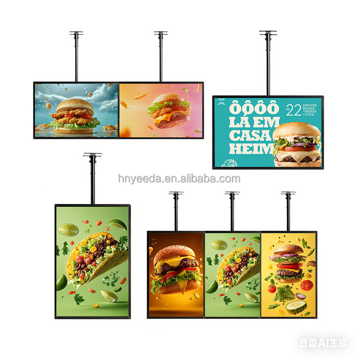 Wholesale Hamburger Shops, Gas Stations, LED Diodes Ultra-thin Glass Panel Light Boxes, and Hanging Light Boxes for Chain Stores